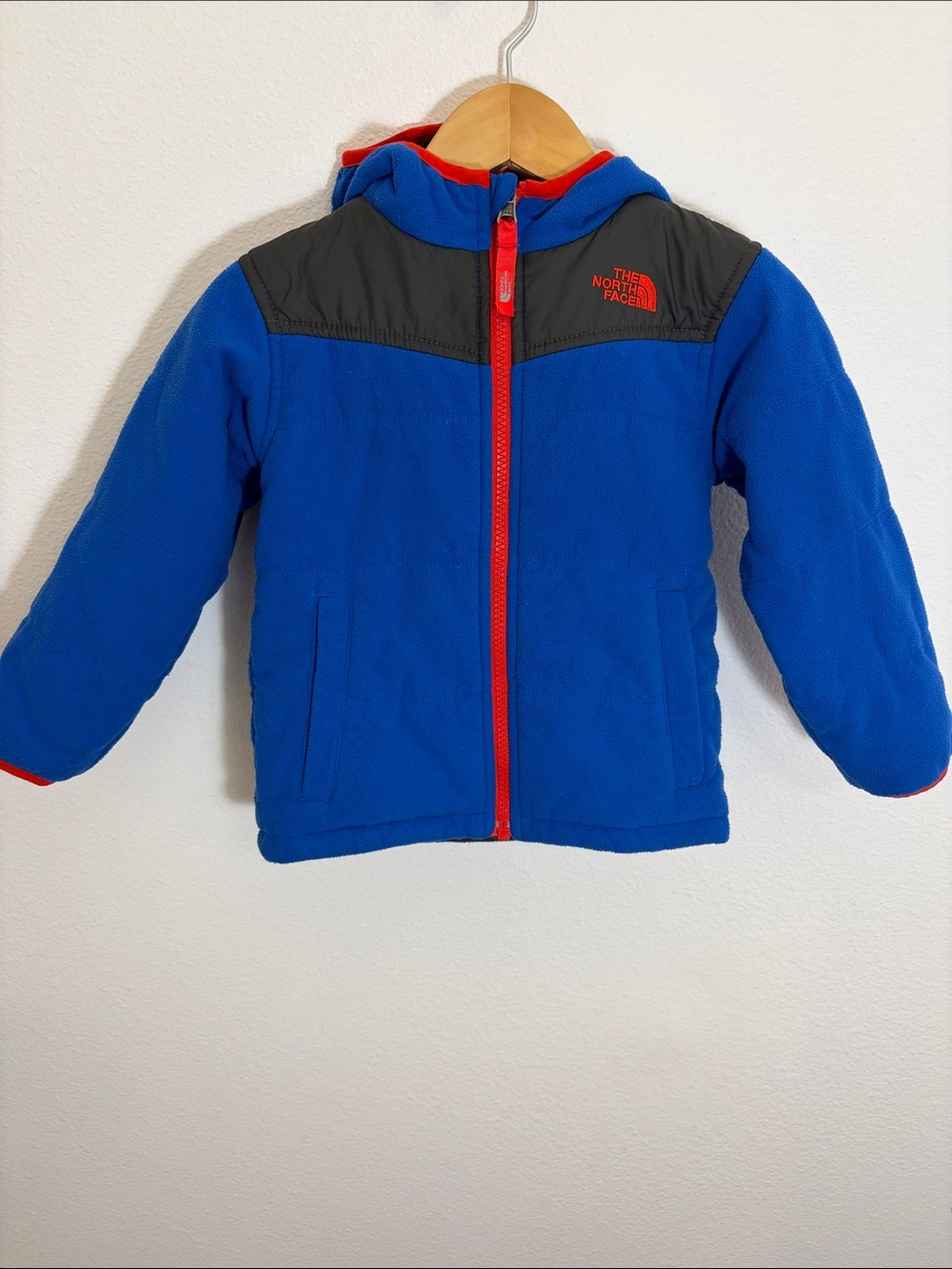 The North Face Blue Reversible Winter Jacket